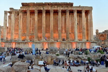 Imagen de archivo del festival de música que se celebra todos los años en las ruinas romanas de Baalbeck. (Líbano) EFE/EPA/WAEL HAMZEH