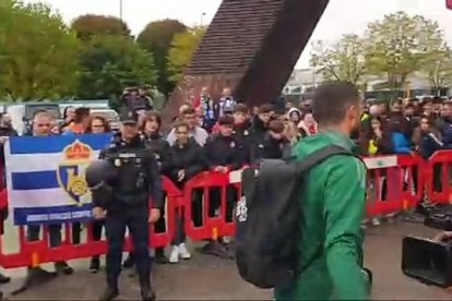 Llegada de la Ponferradina al Reino de León para el derbi