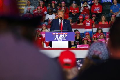 El candidato republicano a la Casa Blanca, Donald Trump. EFE/EPA/WILL OLIVER