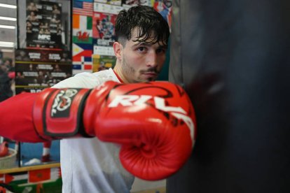 El boxeador profesional leonés Antonio Barrul en una imagen de archivo.