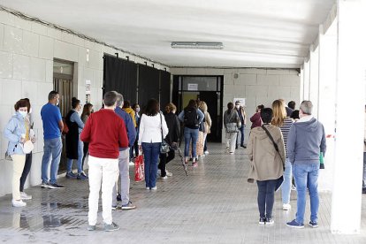 Pruebas de las oposiciones de educación.