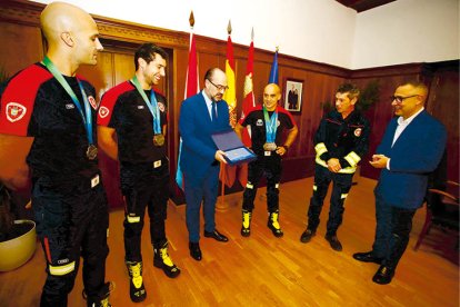 Tres bomberos del Ayuntamiento han participado en la décima edición de los European Police&Fire Games.