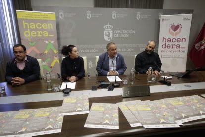 Presentación, esta mañana del proyecto de Hacendera de Proyectos en la Diputación de León.