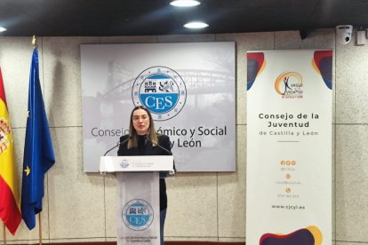 Sandra Ämez, presidenta del Consejo de la Juventud de Castilla y León.