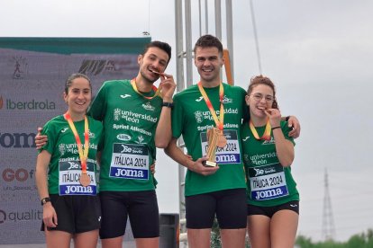 El ULE Sprint logra el bronce en el Nacional de campo a través. DL