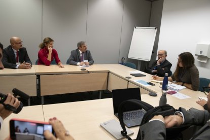 El consejero de Movilidad y Transformación Digital, José Luis Sanz Merino, celebra en Bruselas, diversas reuniones con responsables de la Representación Permanente de España en Europa