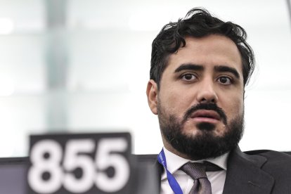 Imagen de archivo del eurodiputado Alvise Perez. EFE/EPA/TERESA SUAREZ