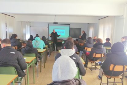 Un momento de la jornada de emprendimiento en La Robla.