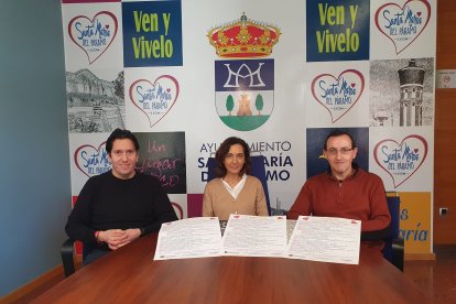 Un momento de la presentación del programa de febrero.