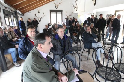 Imagen de archivo de una puja de caza en Pereda.