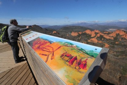 Imagen del Mirador de Orellán, en Las Médulas.