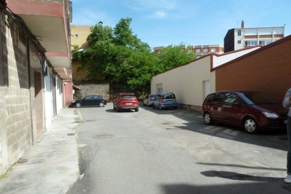 Parte de la calle Santa Colomba en la localidad de Astorga.