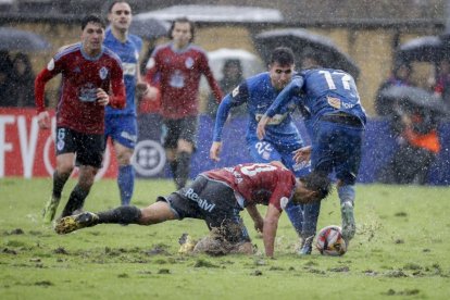 Habitual estado del campo de Urritxe cada invierno cuando llueve.