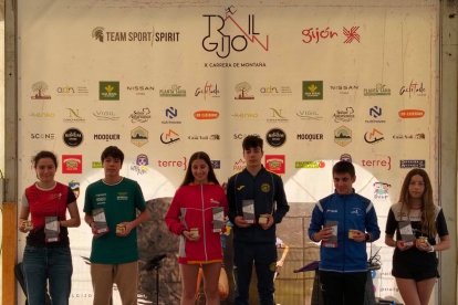 Gael González Paniagua, campeón del Trail de Gijón.