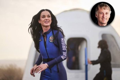 La cantante Katy Perry ha viajado al espacio, como hizo Jesús Calleja en febrero.