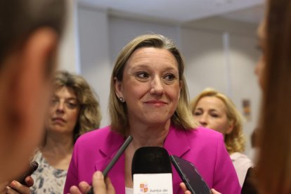 La consejera de Familia, Isabel Blanco.