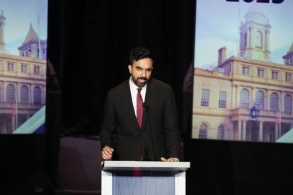 El candidato demócrata Zohran Mamdani.