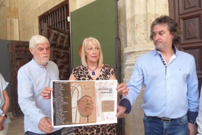 Junta directiva de Thieldón: Mariam López, Carlos Mediavilla y Josema Monteso.