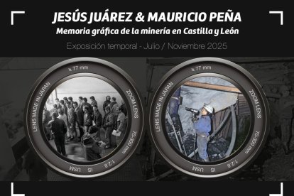 Cartel de la exposición que puede ver en Sabero.