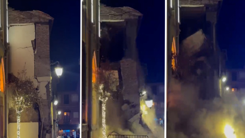 El vídeo con las imágenes del desplome de la Casona