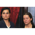 Triana y su madre, Montserrat, al acabar el juicio