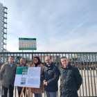 El alcalde y su equipo presentaron el proyecto del apartadero ferroviario en La Placa