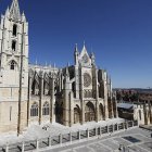 Vista de la Catedral de León.