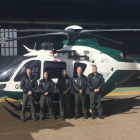 La Unidad Aérea de León de la Guardia Civil.