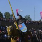 Cerca de 35.000 personas han disfrutado este fin de semana de las Justas Medievales de Hospital de Órbigo que vivieron su momento más álgido con la recreación de la batalla de don Suero