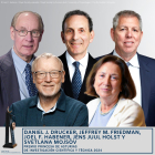 Los descubrimientos y el desarrollo de nuevos medicamentos que ayudan a controlar la diabetes y a bajar de peso que han llevado a cabo cinco líderes mundiales en el campo de la endocrinología, Daniel J. Drucker, Jeffrey M. Friedman, Joel F. Habener, Jens Juul Holst  y Svetlana Mojsov, han sido reconocidos con el Premio Princesa de Asturias de Investigación Científica y Técnica 2024. Sus investigaciones han permitido desarrollar nuevos fármacos, en un primer momento para el tratamiento de la diabetes que posteriormente se han aplicado con éxito a la lucha contra la obesidad y el sobrepeso, y para mitigar también patologías asociadas como las cardiovasculares. EFE/ Fundación Princesa de Asturias - SOLO USO EDITORIAL/SOLO DISPONIBLE PARA ILUSTRAR LA NOTICIA QUE ACOMPAÑA (CRÉDITO OBLIGATORIO) -