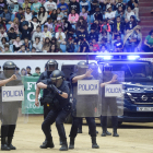 Un momento del espectáculo en la Plaza de Toros.