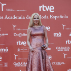 Protagonistas en la alfombra roja, este jueves en la escalinata de la Biblioteca Nacional de Madrid.