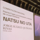 Natsu no uta. Canciones de Verano, de Jorge Suárez-Quiñones Rivas, gana el Premio Fugas