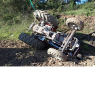 Accidente de tractor, también mortal, en Cabañas Raras en 2020.