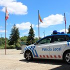 Un vehículo de la Policía Local de San Andrés.