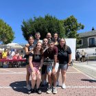 El grupo de jóvenes que se ha organizado para generar actividad durante todo el año en Páramo del Sil.