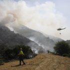 Imagen del incendio forestal.