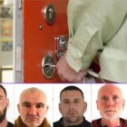 Imágenes de los presos fugados en Portugal.