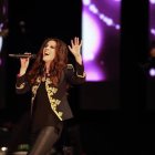 La cantante Malú durante una actuación.