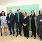 Parte de las autoridades sanitarias y locales que participaron en la Jornada del Centro Español para los Cuidados de Salud Basados en la Evidencia de Castilla y León