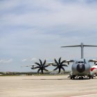 Imagen de archivo de un avión militar español. EFE/ Rodrigo Jiménez