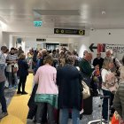 El grupo de leoneses mayores que viajaron a Italia con el Club de los 60.