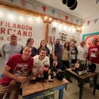 Participantes en la primera edición de la cata-concurso de calimochos con DO Bierzo.