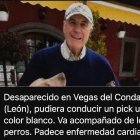 Imagen del desaparecido.