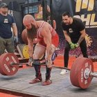 Jaime Colino durante su participación en el Arnold Classic Europe.