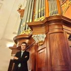 El organista Carlos Fernández Bollo.