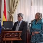 Toma de posesión de Teresa Mata.