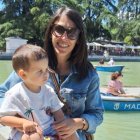 María Manzano, con su hijo Álex.