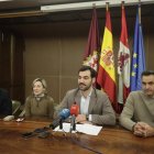 Rueda de prensa de las enmiendas a los presupuestos del Ayuntamiento de León.
