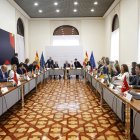 Imagen de la reunión del Comité Preparatorio de la Conferencia de Presidentes autonómicos, que preside el ministro de Política Territorial, Ángel Víctor Torres, el pasado 28 de octubre en Madrid. EFE/ J.J.Guillen